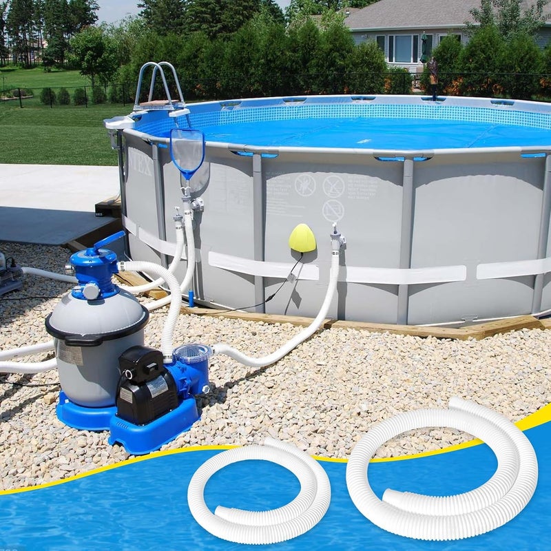 Picatu 4 Pcs 1.25" Pool Hose, 59" Long Accessory Pool Pump Replacement Hoses, Compatible with All Above Ground Pool Filter Pumps that Use 1 1/4 Diameter Hoses - Image 5